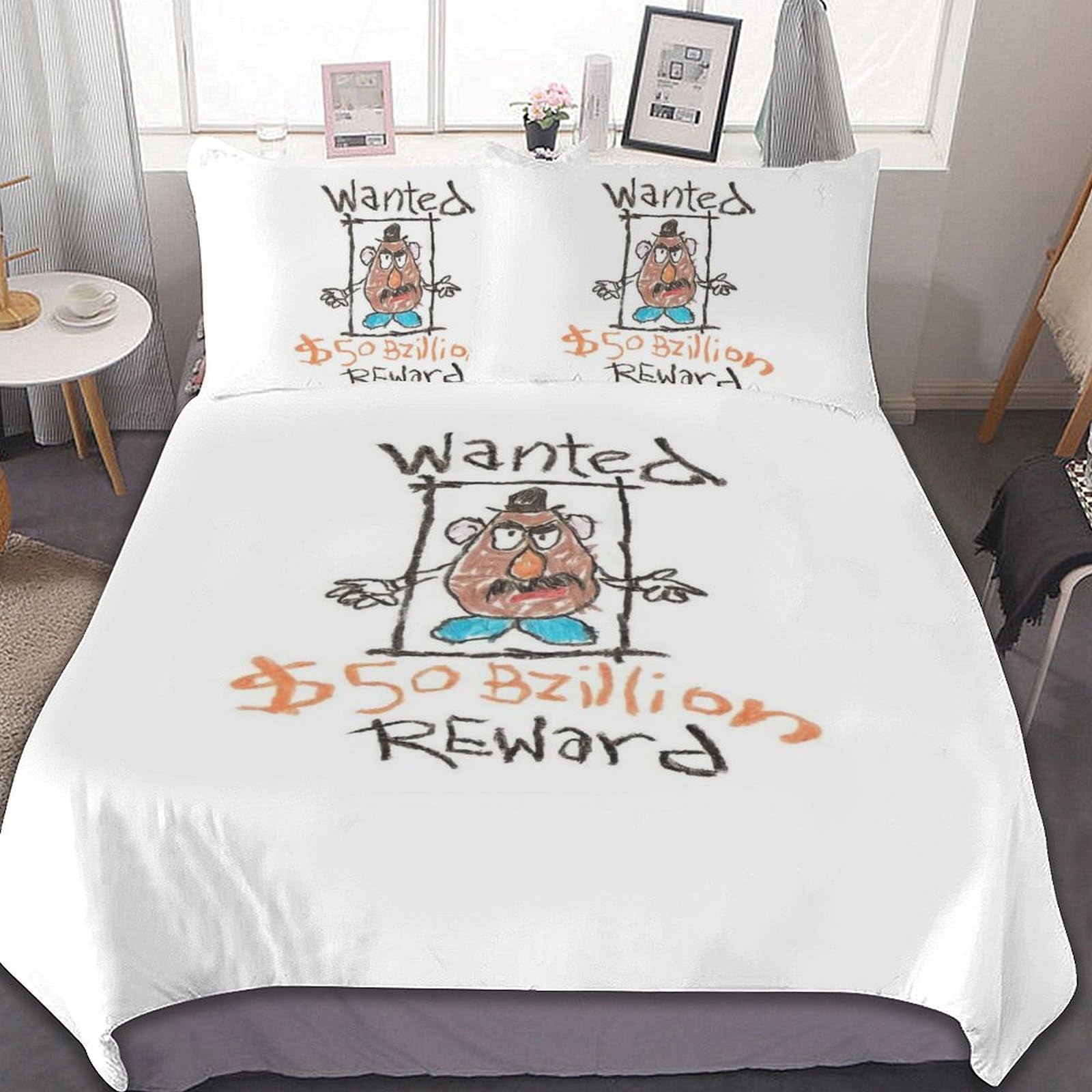 Amazon｜トイ ストーリー ポテトヘッド 布団カバー 3点セット シングル